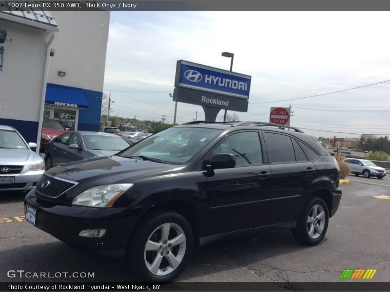 Black Onyx / Ivory 2007 Lexus RX 350 AWD