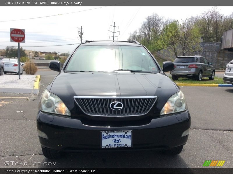 Black Onyx / Ivory 2007 Lexus RX 350 AWD