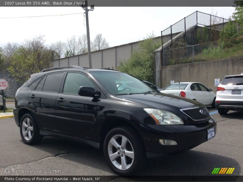 Black Onyx / Ivory 2007 Lexus RX 350 AWD