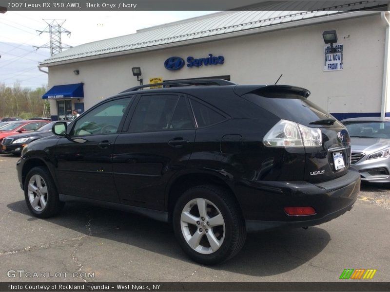 Black Onyx / Ivory 2007 Lexus RX 350 AWD