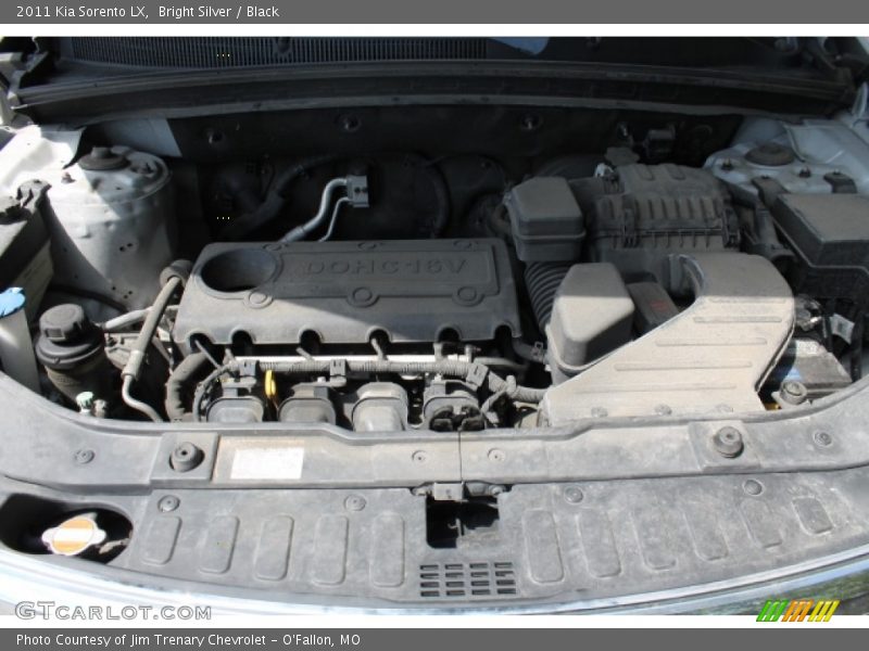 Bright Silver / Black 2011 Kia Sorento LX