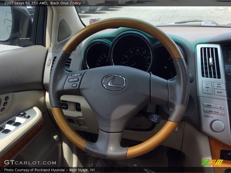 Black Onyx / Ivory 2007 Lexus RX 350 AWD