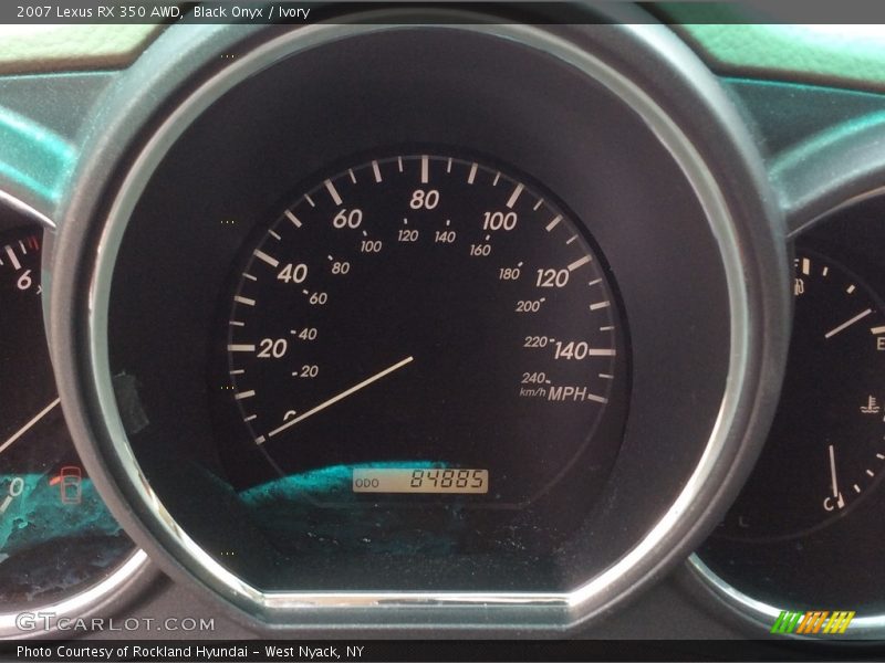 Black Onyx / Ivory 2007 Lexus RX 350 AWD