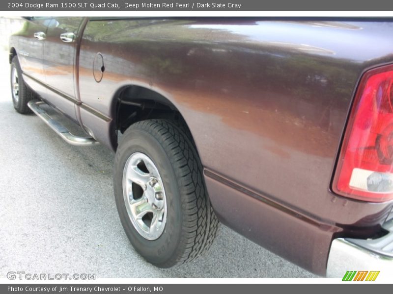 Deep Molten Red Pearl / Dark Slate Gray 2004 Dodge Ram 1500 SLT Quad Cab