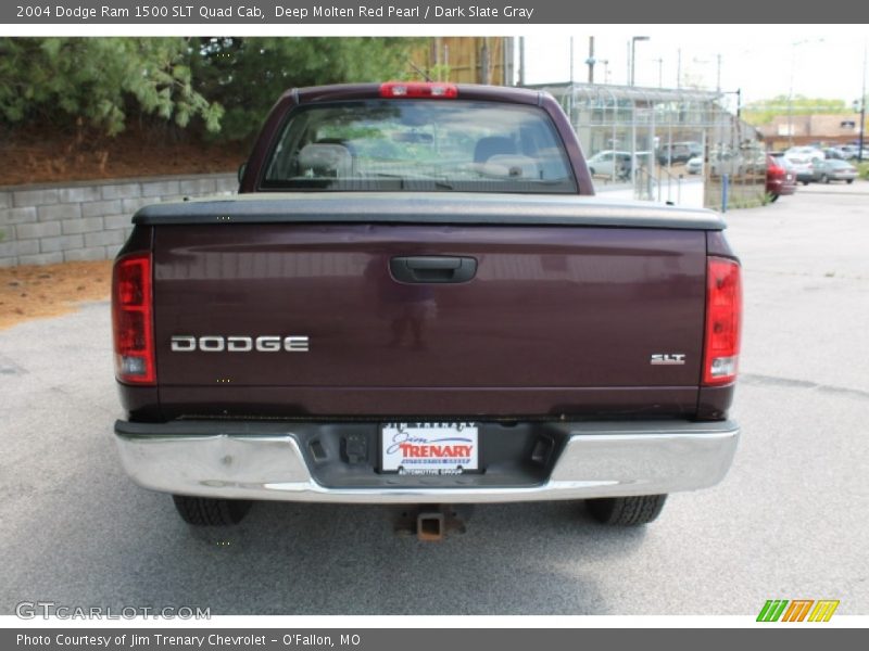 Deep Molten Red Pearl / Dark Slate Gray 2004 Dodge Ram 1500 SLT Quad Cab
