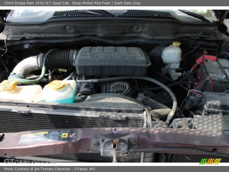 Deep Molten Red Pearl / Dark Slate Gray 2004 Dodge Ram 1500 SLT Quad Cab