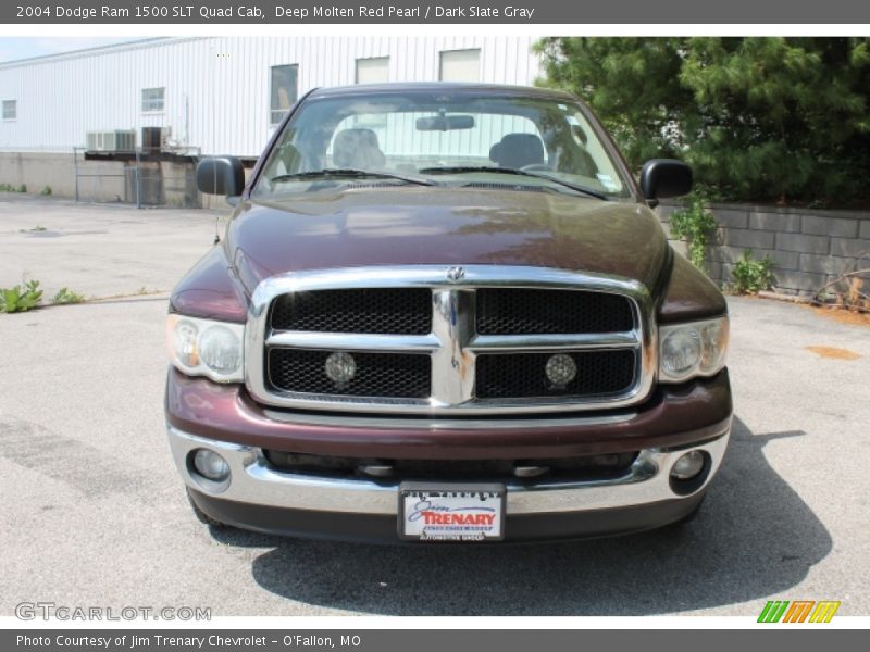 Deep Molten Red Pearl / Dark Slate Gray 2004 Dodge Ram 1500 SLT Quad Cab