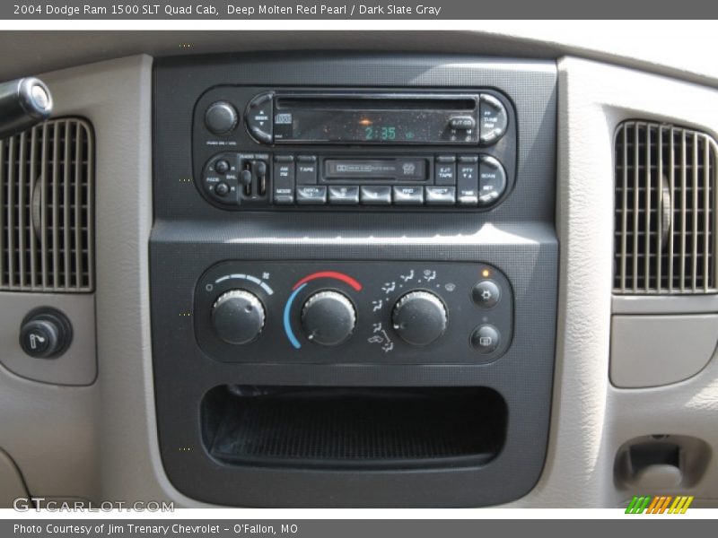 Deep Molten Red Pearl / Dark Slate Gray 2004 Dodge Ram 1500 SLT Quad Cab