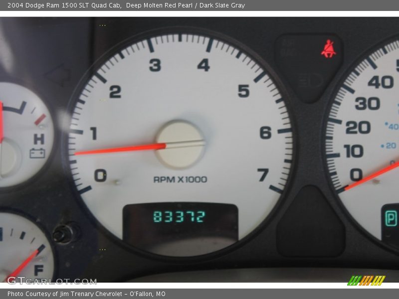 Deep Molten Red Pearl / Dark Slate Gray 2004 Dodge Ram 1500 SLT Quad Cab