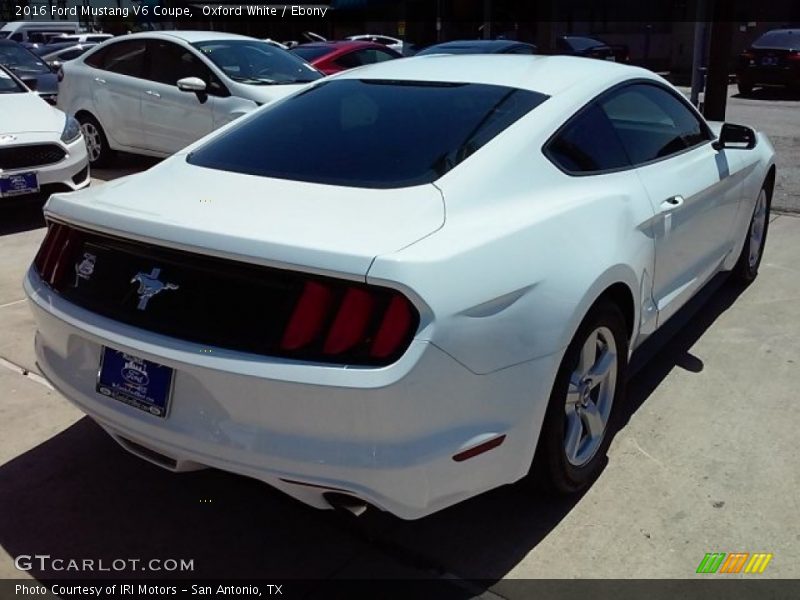 Oxford White / Ebony 2016 Ford Mustang V6 Coupe