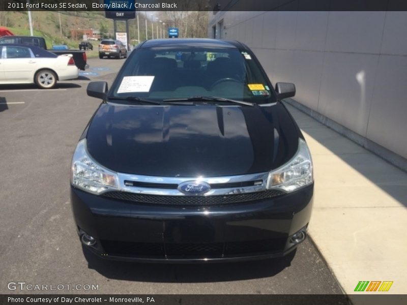 Ebony Black / Charcoal Black 2011 Ford Focus SE Sedan