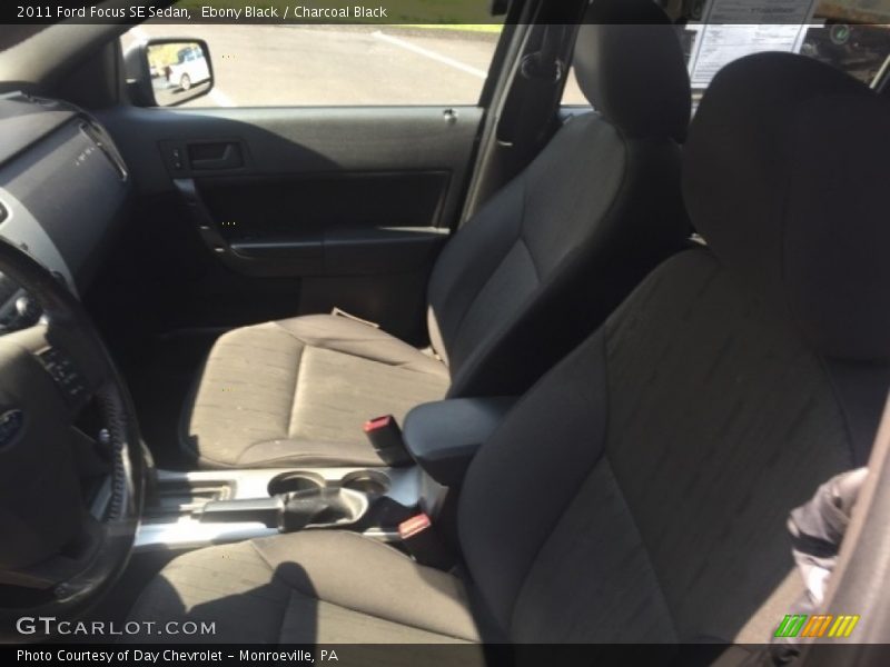 Ebony Black / Charcoal Black 2011 Ford Focus SE Sedan