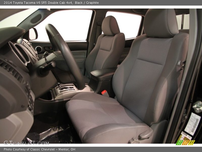 Black / Graphite 2014 Toyota Tacoma V6 SR5 Double Cab 4x4