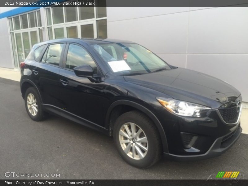 Black Mica / Black 2013 Mazda CX-5 Sport AWD