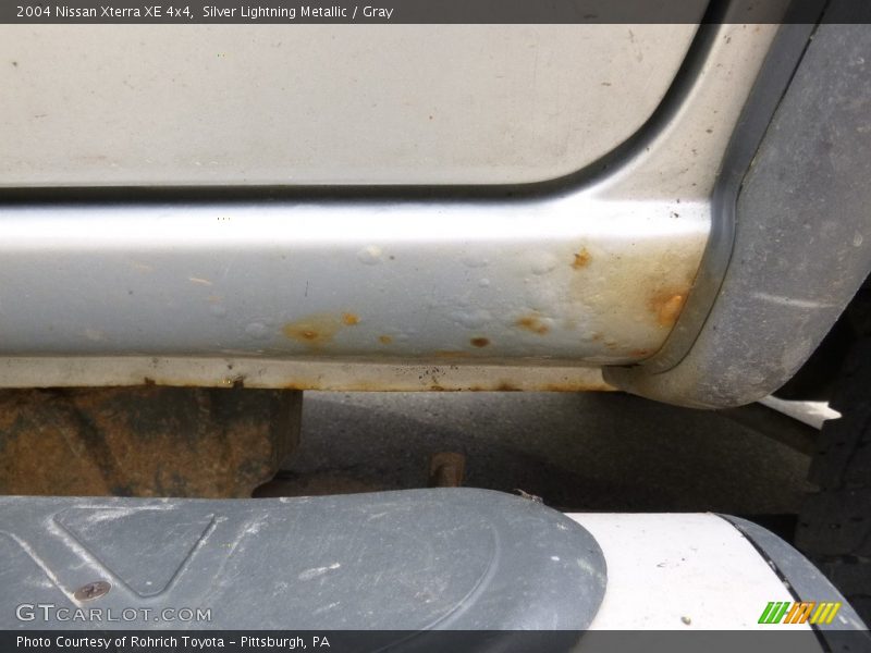 Silver Lightning Metallic / Gray 2004 Nissan Xterra XE 4x4