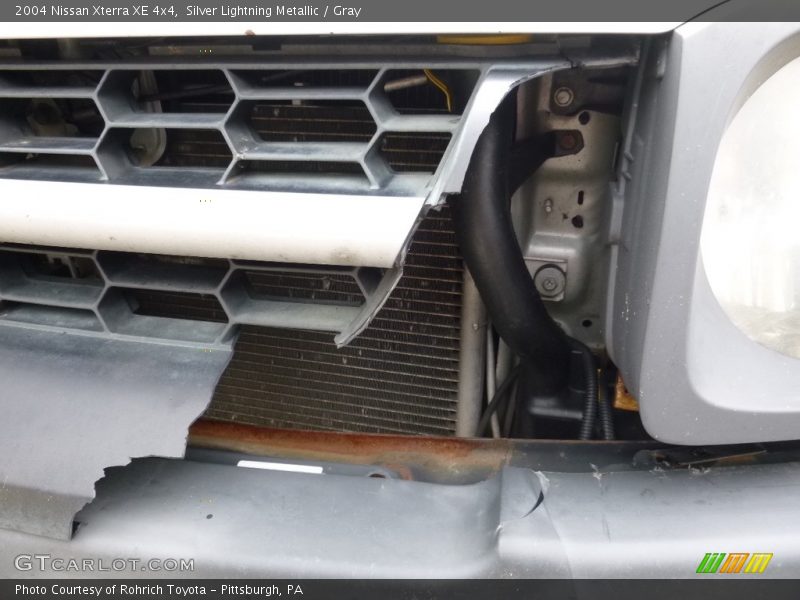 Silver Lightning Metallic / Gray 2004 Nissan Xterra XE 4x4