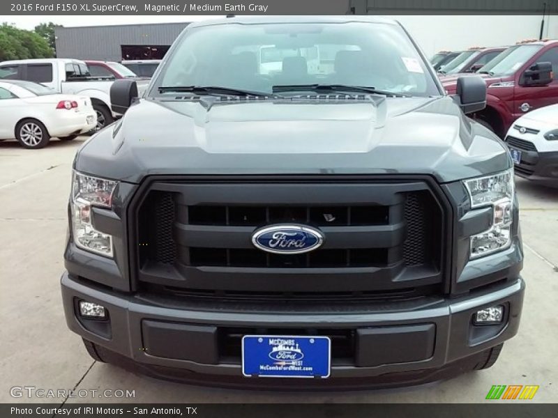Magnetic / Medium Earth Gray 2016 Ford F150 XL SuperCrew