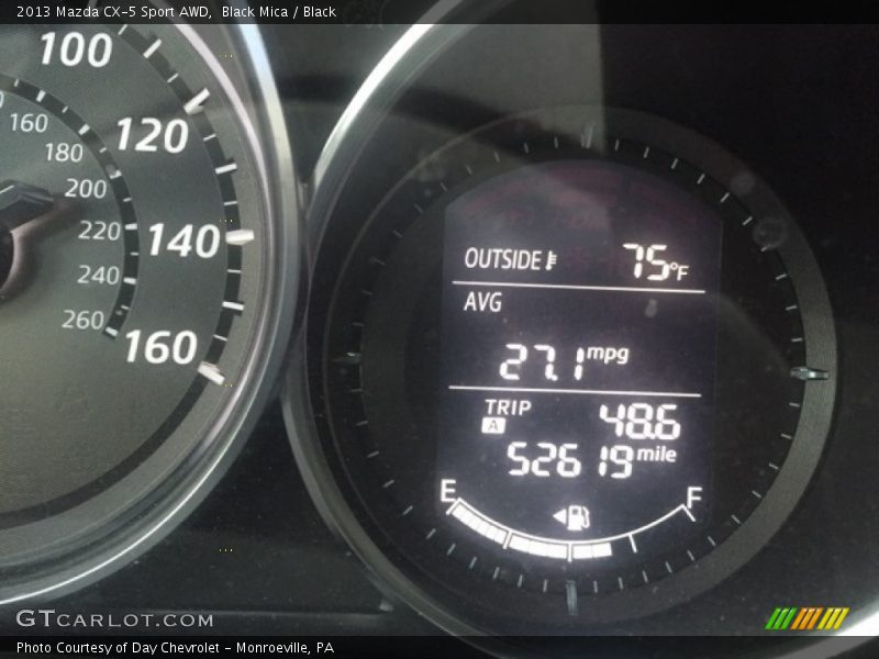 Black Mica / Black 2013 Mazda CX-5 Sport AWD