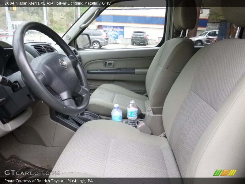 Silver Lightning Metallic / Gray 2004 Nissan Xterra XE 4x4