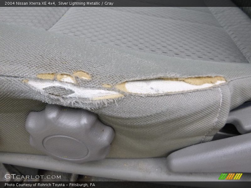 Silver Lightning Metallic / Gray 2004 Nissan Xterra XE 4x4