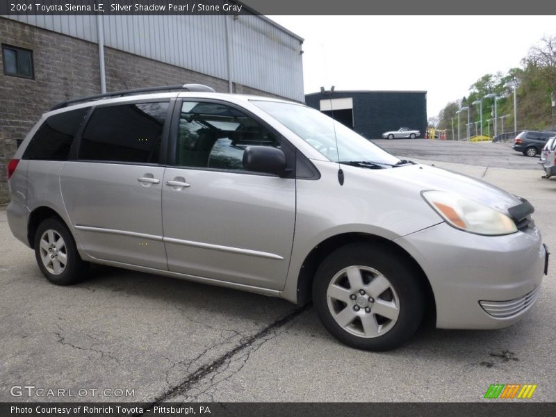Silver Shadow Pearl / Stone Gray 2004 Toyota Sienna LE
