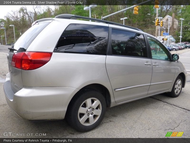 Silver Shadow Pearl / Stone Gray 2004 Toyota Sienna LE