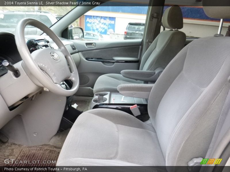 Silver Shadow Pearl / Stone Gray 2004 Toyota Sienna LE