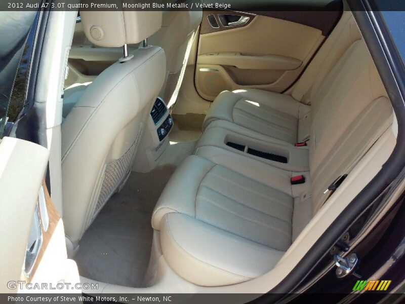 Moonlight Blue Metallic / Velvet Beige 2012 Audi A7 3.0T quattro Premium
