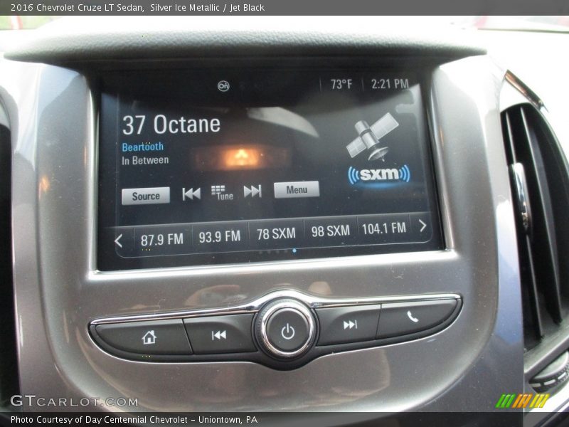 Silver Ice Metallic / Jet Black 2016 Chevrolet Cruze LT Sedan