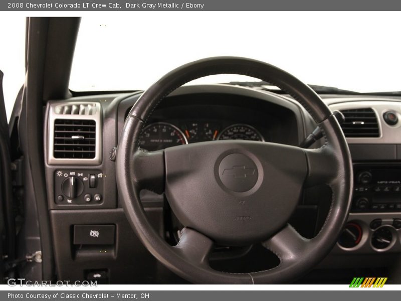 Dark Gray Metallic / Ebony 2008 Chevrolet Colorado LT Crew Cab