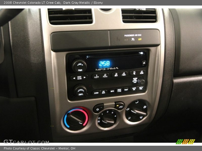 Dark Gray Metallic / Ebony 2008 Chevrolet Colorado LT Crew Cab