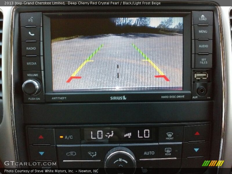 Deep Cherry Red Crystal Pearl / Black/Light Frost Beige 2013 Jeep Grand Cherokee Limited