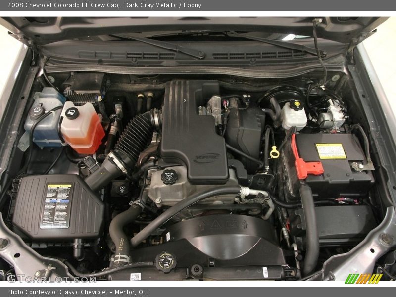 Dark Gray Metallic / Ebony 2008 Chevrolet Colorado LT Crew Cab