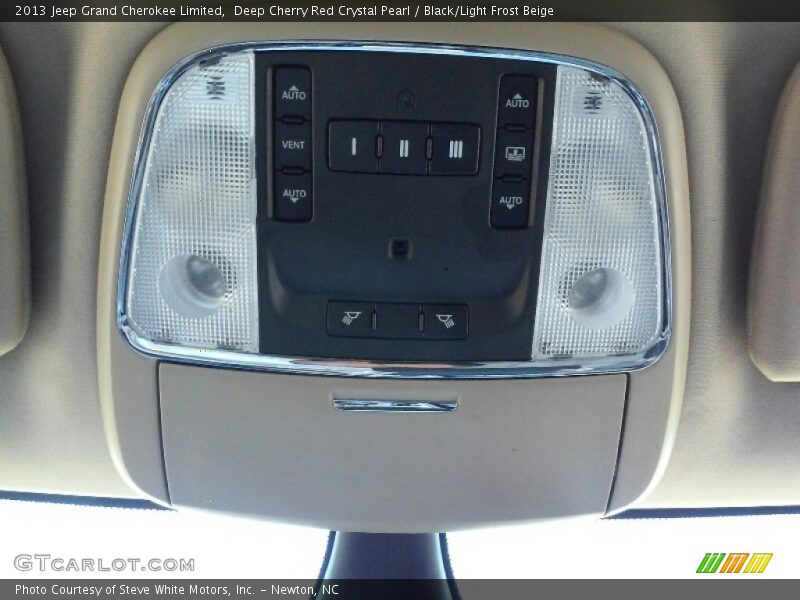 Deep Cherry Red Crystal Pearl / Black/Light Frost Beige 2013 Jeep Grand Cherokee Limited