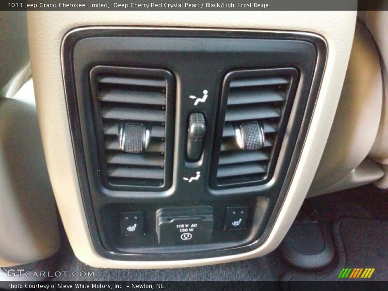 Deep Cherry Red Crystal Pearl / Black/Light Frost Beige 2013 Jeep Grand Cherokee Limited