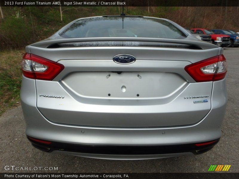 Ingot Silver Metallic / Charcoal Black 2013 Ford Fusion Titanium AWD