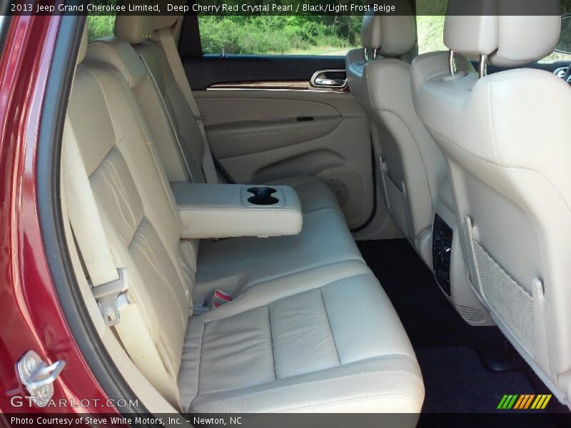 Deep Cherry Red Crystal Pearl / Black/Light Frost Beige 2013 Jeep Grand Cherokee Limited