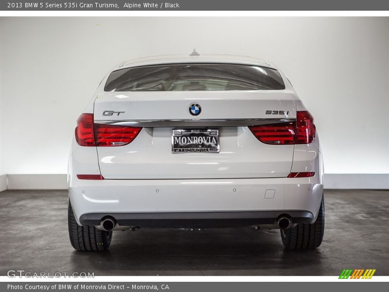 Alpine White / Black 2013 BMW 5 Series 535i Gran Turismo