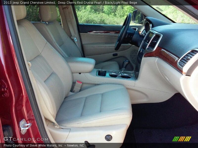 Deep Cherry Red Crystal Pearl / Black/Light Frost Beige 2013 Jeep Grand Cherokee Limited