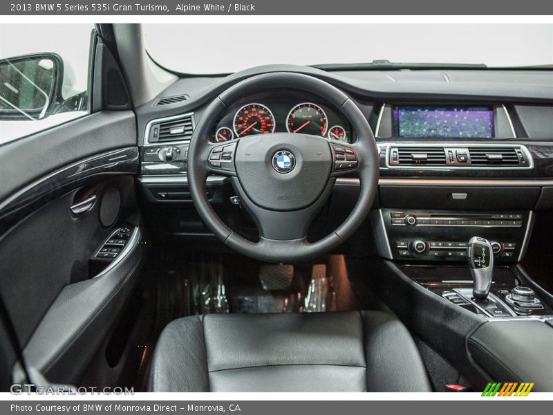 Alpine White / Black 2013 BMW 5 Series 535i Gran Turismo