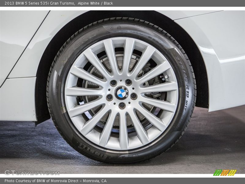 Alpine White / Black 2013 BMW 5 Series 535i Gran Turismo