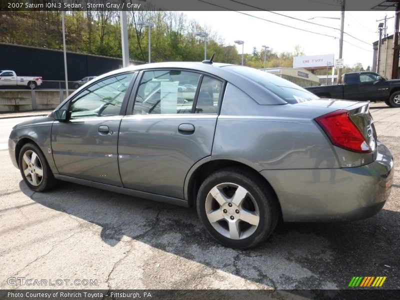 Storm Gray / Gray 2007 Saturn ION 3 Sedan