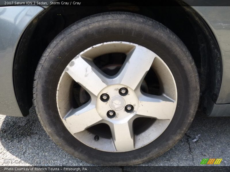 Storm Gray / Gray 2007 Saturn ION 3 Sedan