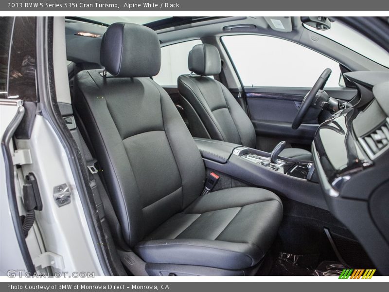 Alpine White / Black 2013 BMW 5 Series 535i Gran Turismo