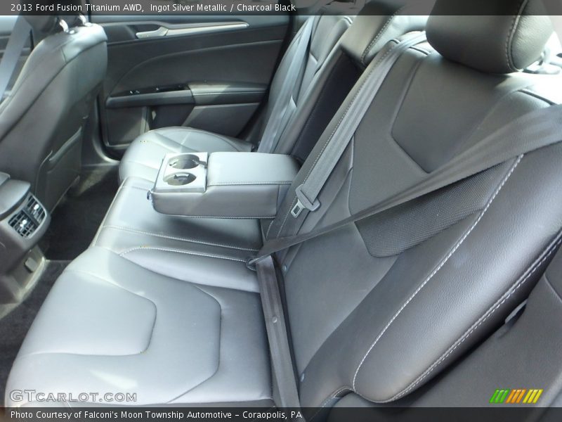 Ingot Silver Metallic / Charcoal Black 2013 Ford Fusion Titanium AWD