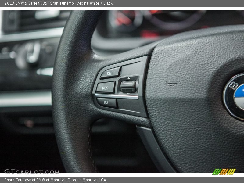 Alpine White / Black 2013 BMW 5 Series 535i Gran Turismo