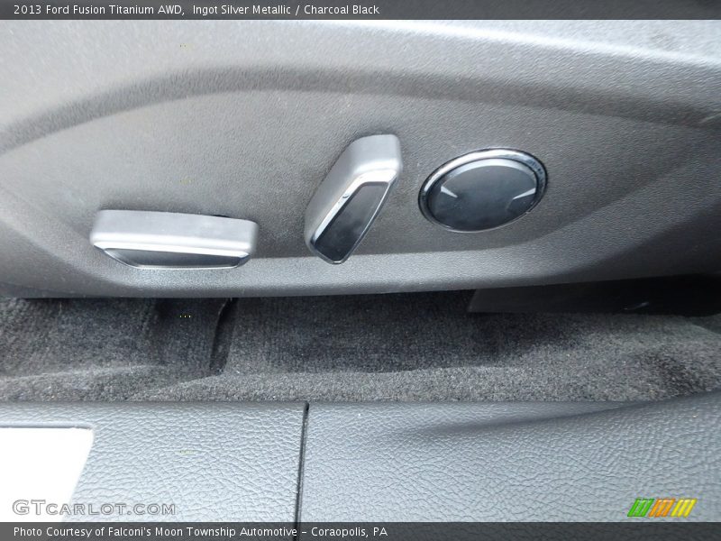 Ingot Silver Metallic / Charcoal Black 2013 Ford Fusion Titanium AWD
