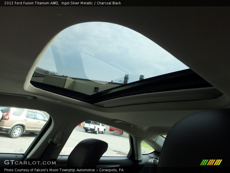 Ingot Silver Metallic / Charcoal Black 2013 Ford Fusion Titanium AWD