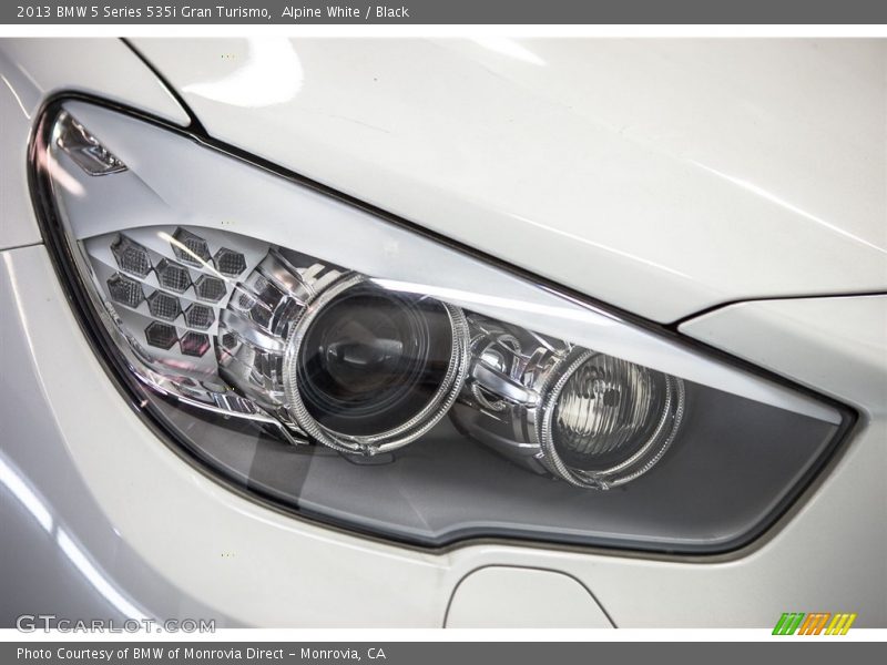 Alpine White / Black 2013 BMW 5 Series 535i Gran Turismo