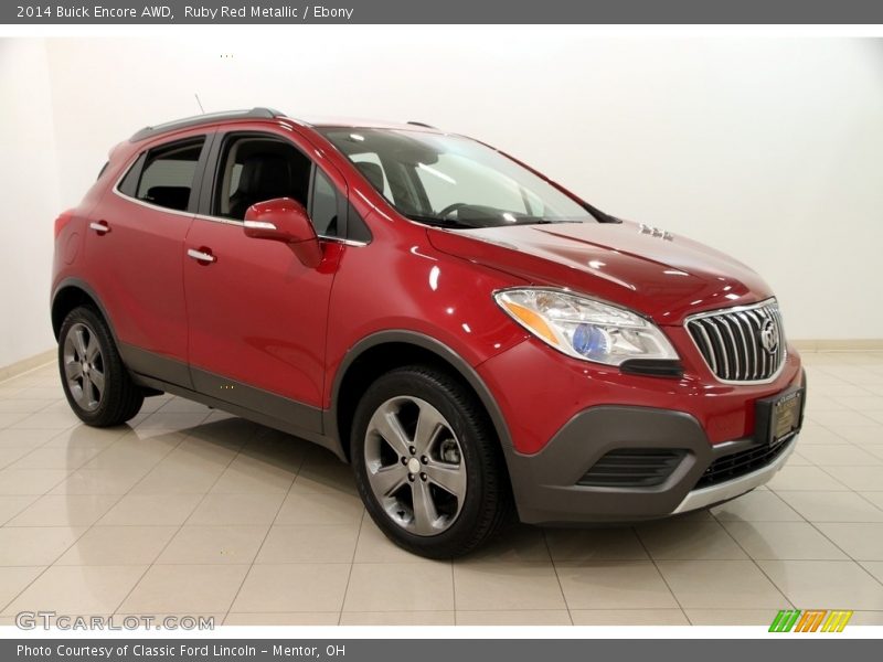 Ruby Red Metallic / Ebony 2014 Buick Encore AWD